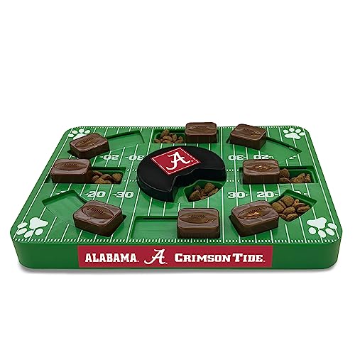 Pets First NCAA Alabama Crimson Tide Puzzle Spielzeug, Puzzle Treat Dog Toy, Interactive Dog Treat Toy, Dog Puzzle Fedding Slow Toy von Pets First