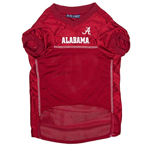 Pets First NCAA College Alabama Crimson Tide Mesh Jersey für Hunde und Katzen, Größe XXXL, Lizenziertes Hundetrikot mit Ihrem Lieblings-Fußball-/Basketball-College-Team Pets First NCAA College Alabama Crimson Tide Mesh Jersey für Hunde und Katzen, Größe XXXL, Lizenziertes Hundetrikot mit Ihrem Lieblings-Fußball-/Basketball-College-Team von Pets First