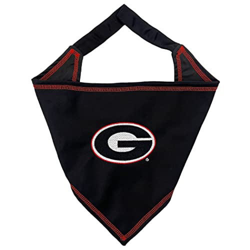 Pets First NCAA Georgia Bulldogs Tie Bandana Large/X-Large Dog Bandana Scarf Bib for Pet Cat Dog The Ultimate Game-Day Party Bandana (GA-3550-L-XL) von Pets First
