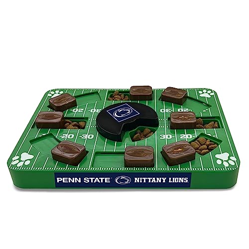 Pets First NCAA Penn State Nittany Lions Puzzle Spielzeug, Puzzle Treat Dog Toy, Interactive Dog Treat Toy, Dog Puzzle Fedding Slow Toy von Pets First