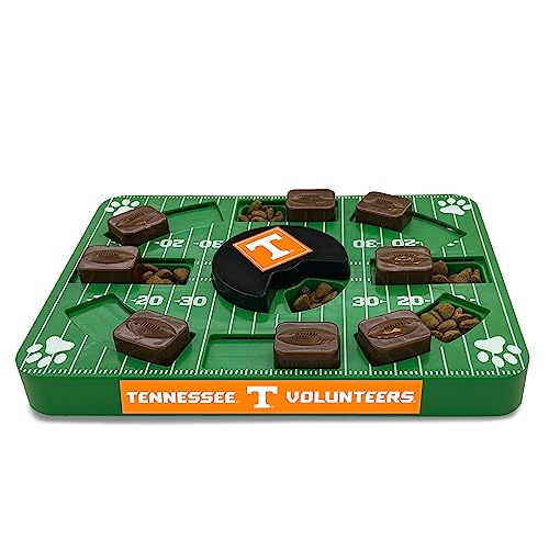 Pets First NCAA Tennessee Volunteers Puzzle Spielzeug, Puzzle Treat Dog Toy, Interactive Dog Treat Toy, Dog Puzzle Fedding Slow Toy von Pets First