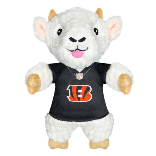 Pets First NFL Cincinnati Bengals Ziege Plüschtier für Hunde und Katzen mit Quietscher, Team-Trikot tragen! lustiges und sportliches Kauspielzeug für Hunde in Ziegenform, interaktives Pets First NFL Cincinnati Bengals Ziege Plüschtier für Hunde und Katzen mit Quietscher, Team-Trikot tragen! lustiges und sportliches Kauspielzeug für Hunde in Ziegenform, interaktives von Pets First