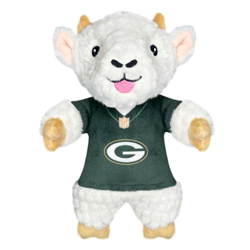 Pets First NFL Green Bay Packers Ziegen-Plüschtier für Hunde und Katzen mit Quietscher, Team-Trikot tragen! lustiges und sportliches Kauspielzeug für Hunde in Ziegenform, interaktives Pets First NFL Green Bay Packers Ziegen-Plüschtier für Hunde und Katzen mit Quietscher, Team-Trikot tragen! lustiges und sportliches Kauspielzeug für Hunde in Ziegenform, interaktives von Pets First