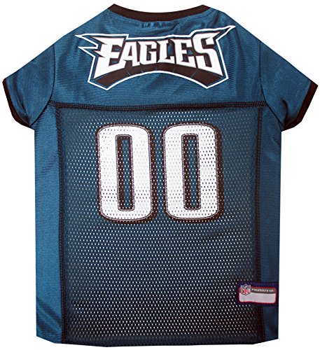 Pets First NFL Philadelphia Eagles Hundetrikot, Größe:3X-Large Bestes Fußballtrikot Kostüm für Hunde & Katzen Lizenziertes Trikot Shirt Pets First NFL Philadelphia Eagles Hundetrikot, Größe:3X-Large Bestes Fußballtrikot Kostüm für Hunde & Katzen Lizenziertes Trikot Shirt von Pets First
