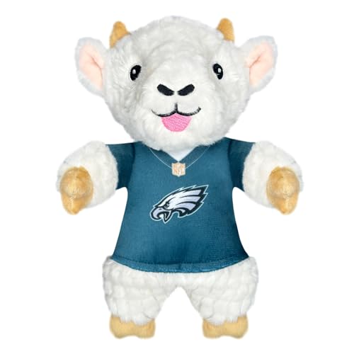 Pets First NFL Philadelphia Eagles Ziege Plüschtier für Hunde und Katzen mit Quietscher, Team-Trikot tragen! lustiges und sportliches Kauspielzeug in Ziegenform, interaktives Haustierspielzeug Pets First NFL Philadelphia Eagles Ziege Plüschtier für Hunde und Katzen mit Quietscher, Team-Trikot tragen! lustiges und sportliches Kauspielzeug in Ziegenform, interaktives Haustierspielzeug von Pets First