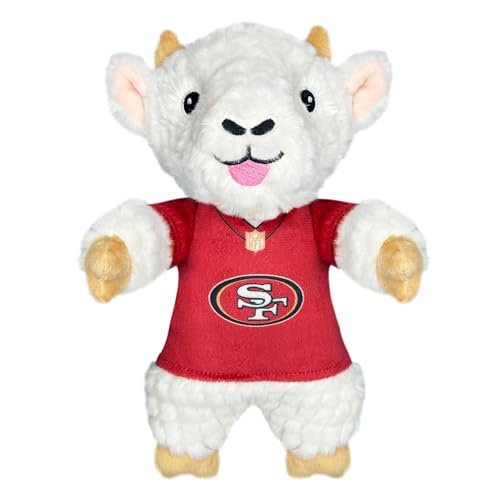 Pets First NFL SAN Francisco 49ERS Ziegen-Plüschtier für Hunde und Katzen mit Quietscher, trägt EIN Team-Trikot, lustiges und sportliches Kauspielzeug in Ziegenform, interaktives Haustierspielzeug Pets First NFL SAN Francisco 49ERS Ziegen-Plüschtier für Hunde und Katzen mit Quietscher, trägt EIN Team-Trikot, lustiges und sportliches Kauspielzeug in Ziegenform, interaktives Haustierspielzeug von Pets First