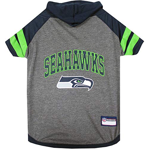 Pets First NFL Seattle Seahawks Hoodie für Hunde & Katzen NFL Football Lizenziertes Hund Hoody Tee Shirt Medium Sport Hoody T-Shirt für Haustiere Lizenziertes sportliches Hundeshirt Pets First NFL Seattle Seahawks Hoodie für Hunde & Katzen NFL Football Lizenziertes Hund Hoody Tee Shirt Medium Sport Hoody T-Shirt für Haustiere Lizenziertes sportliches Hundeshirt von Pets First