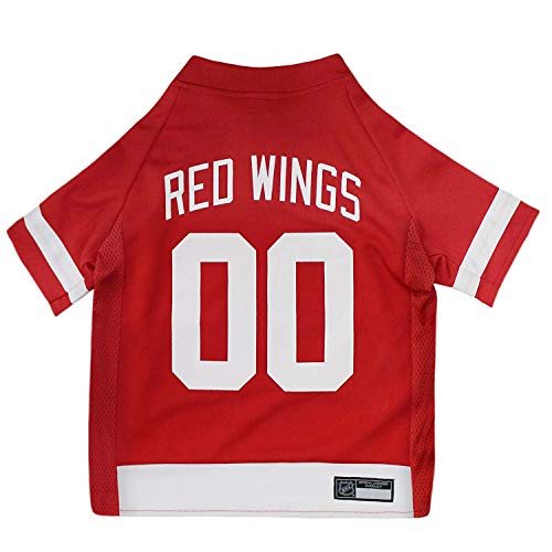 Pets First NHL Detroit Red Wings Trikot für Hunde & Katzen, groß - Lassen Sie Ihr Haustier EIN echter NHL-Fan Sein! Pets First NHL Detroit Red Wings Trikot für Hunde & Katzen, groß - Lassen Sie Ihr Haustier EIN echter NHL-Fan Sein! von Pets First