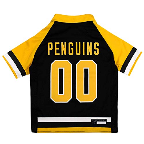 Pets First NHL Pittsburgh Penguins Trikot für Hunde & Katzen, klein - Lassen Sie Ihr Haustier EIN echter NHL-Fan Sein! von Pets First