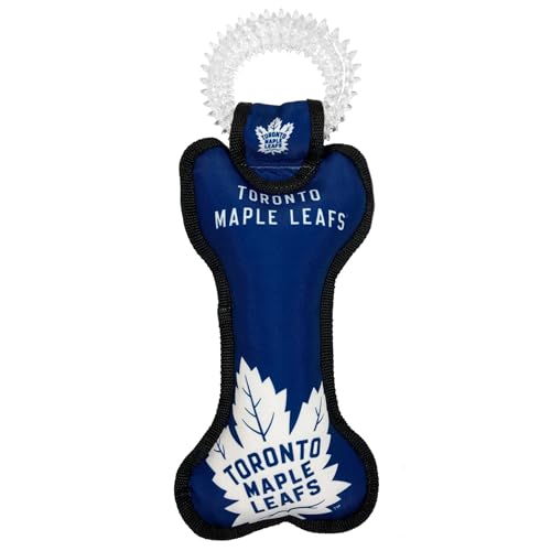 Pets First NHL Toronto Maple Leafs Hundeknochen Quietschspielzeug mit Reinigungsbeißring Pets First NHL Toronto Maple Leafs Hundeknochen Quietschspielzeug mit Reinigungsbeißring von Pets First