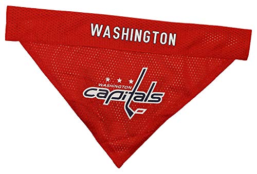 Pets First NHL Washington Capitals Bandana für Hunde und Katzen, Größe L/XL. Niedliches und stilvolles Halstuch. Das perfekte Halstuch für Hockey-Fans, ideal für Geburtstage oder Jede Party von Pets First