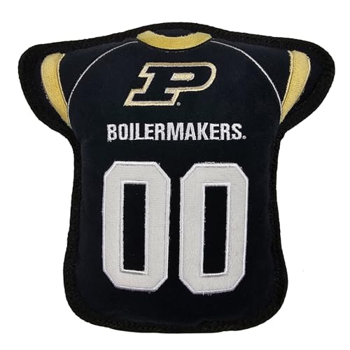 The 1st Ever Tough but Smooth Dog Toy NCAA Purdue Boilermakers Football Jersey Tough Pet Toy A Premium Quality Doggie Toy with Built-in Squeaker Sports Fans Favorite Chew Toy The 1st Ever Tough but Smooth Dog Toy NCAA Purdue Boilermakers Football Jersey Tough Pet Toy A Premium Quality Doggie Toy with Built-in Squeaker Sports Fans Favorite Chew Toy von Pets First