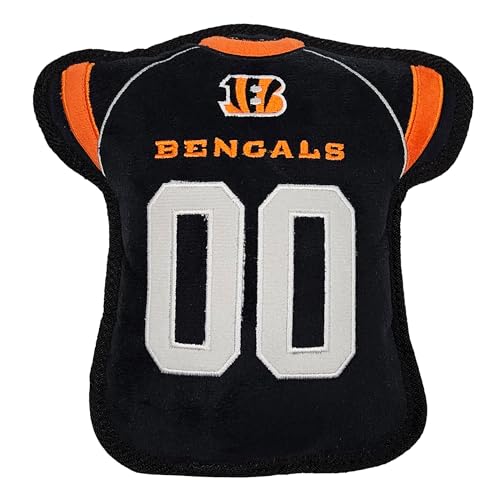 The 1st Ever Tough but Smooth Dog Toy NFL Cincinnati Bengals Football Jersey Tough Pet Toy A Premium Quality Doggie Toy with Built-in Squeaker Sports Fans Favorite Chew Toy The 1st Ever Tough but Smooth Dog Toy NFL Cincinnati Bengals Football Jersey Tough Pet Toy A Premium Quality Doggie Toy with Built-in Squeaker Sports Fans Favorite Chew Toy von Pets First