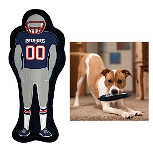 The 1st Ever Tough but Smooth Dog Toy NFL New England Patriots Football Athletes Player Tough Pet Toy A Premium Quality Doggie Toy with Built-in Squeaker Sports Fans Favorite Chew Toy The 1st Ever Tough but Smooth Dog Toy NFL New England Patriots Football Athletes Player Tough Pet Toy A Premium Quality Doggie Toy with Built-in Squeaker Sports Fans Favorite Chew Toy von Pets First