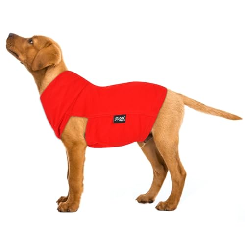 Hundeweste aus Baumwolle (Rot, Größe 2XL) von Pets Gears
