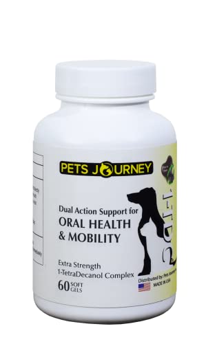 Pets Journey 1-TDC Dual Action Unterstützung für Mundgesundheit & Mobilität (60 ct) von Pets Journey