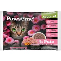 Pets Nature GmbH Pawsome Adult Flowpack Pute 4x85 g Pets Nature GmbH Pawsome Adult Flowpack Pute 4x85 g von Pets Nature GmbH