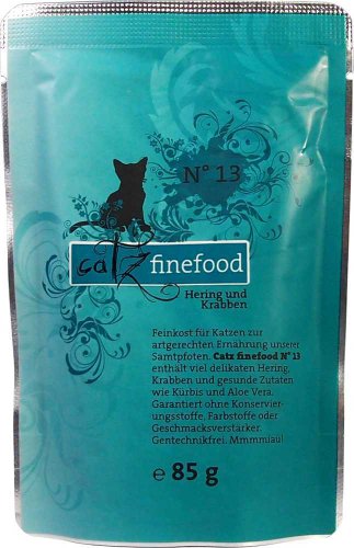 Catz finefood | No. 13 Hering & Krabben | 1 x 85 g von Pets Nature