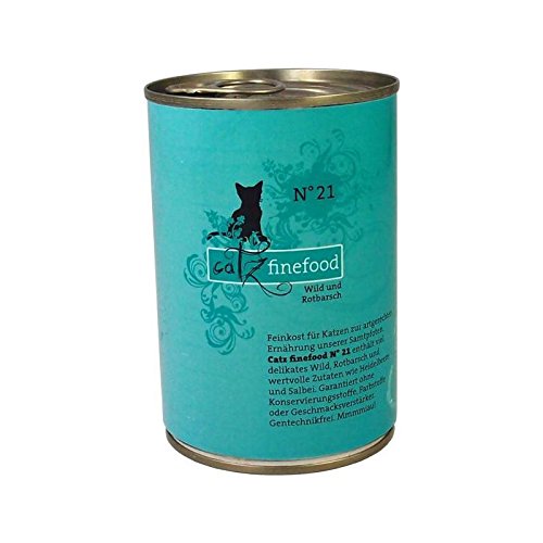 Catz finefood | No. 21 Wild & Rotbarsch | 6 x 400 g Catz finefood | No. 21 Wild & Rotbarsch | 6 x 400 g von Pets Nature