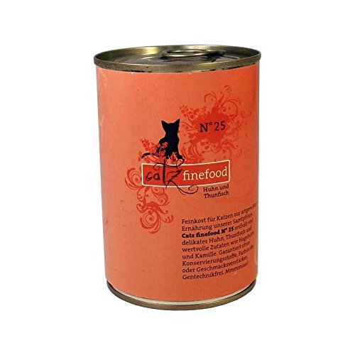 Catz finefood | No. 25 Huhn & Thunfisch | 6 x 400 g von Pets Nature