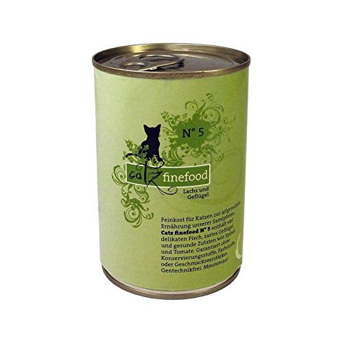 Catz finefood | No. 5 Lachs & Geflügel | 6 x 400 g Catz finefood | No. 5 Lachs & Geflügel | 6 x 400 g von Pets Nature