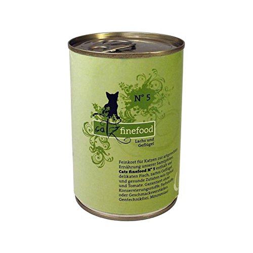 Catz finefood | No. 5 Lachs & Geflügel | 6 x 400 g von Pets Nature