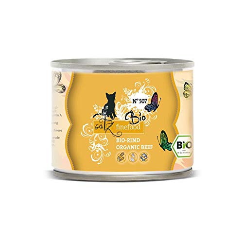 Pets Nature Catz finefood Bio No. 507 Rind | 6X 200g Katzenfutter nass Pets Nature Catz finefood Bio No. 507 Rind | 6X 200g Katzenfutter nass von Pets Nature