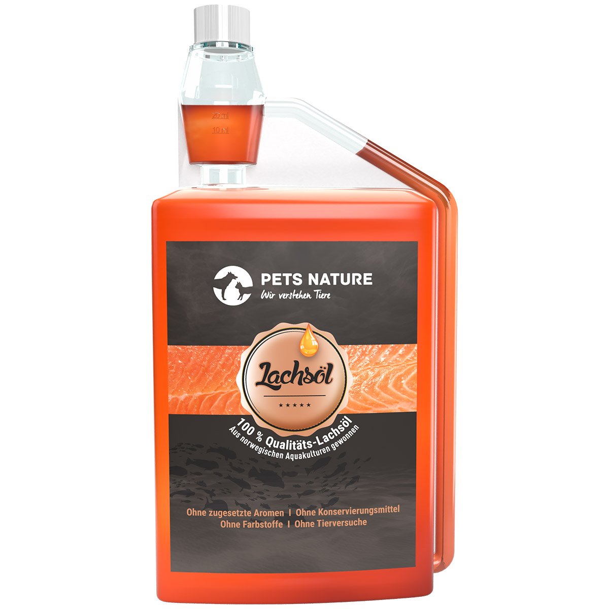 Pets Nature Lachsöl 1000 ml Pets Nature Lachsöl 1000 ml von Pets Nature
