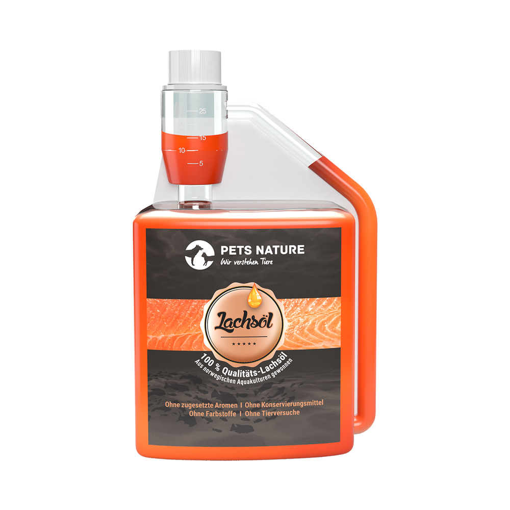 Pets Nature Lachsöl - Sparpaket: 2 x 500 ml Pets Nature Lachsöl - Sparpaket: 2 x 500 ml von Pets Nature