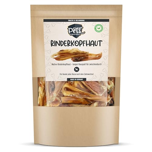 Native RINDERKOPFHAUT getrocknet | Für Hunde | 15-20 cm | Fettarm & proteinreich | Extra Langer Kauspaß | Natürliche Zahnpflege | Ohne Chemie & künstliche Zusätze | 500g | Deutsche Herstellung Native RINDERKOPFHAUT getrocknet | Für Hunde | 15-20 cm | Fettarm & proteinreich | Extra Langer Kauspaß | Natürliche Zahnpflege | Ohne Chemie & künstliche Zusätze | 500g | Deutsche Herstellung von Pets PROTECT