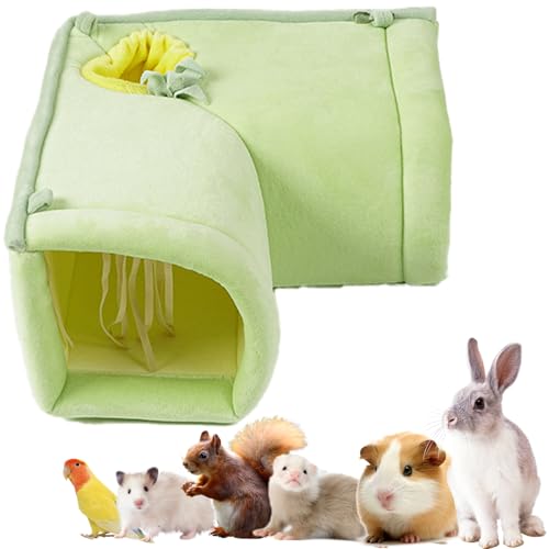 Pets on Safari Meerschweinchen-Tunnel-Spielzeug, warmes Meerschweinchen-Versteck Haus, gemütliche, abnehmbare Kaninchen-Rohr-Hängemattenecke, weiche Kleintiere, Käfigzubehör für Ratten, Frettchen, Pets on Safari Meerschweinchen-Tunnel-Spielzeug, warmes Meerschweinchen-Versteck Haus, gemütliche, abnehmbare Kaninchen-Rohr-Hängemattenecke, weiche Kleintiere, Käfigzubehör für Ratten, Frettchen, von Pets on Safari