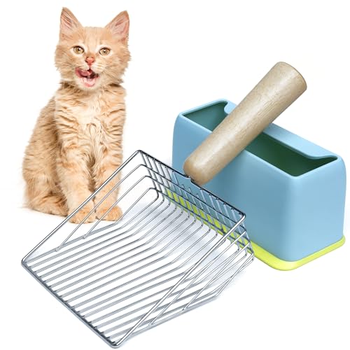 PetsMia Große Katzenstreuschaufel aus Edelstahl – robustes Sieb mit abnehmbarem Boden und ergonomischem Griff – Premium-Kitty-Katzenstreuschaufel für einfache Reinigung und lang anhaltende Leistung. PetsMia Große Katzenstreuschaufel aus Edelstahl – robustes Sieb mit abnehmbarem Boden und ergonomischem Griff – Premium-Kitty-Katzenstreuschaufel für einfache Reinigung und lang anhaltende Leistung. von PetsMia