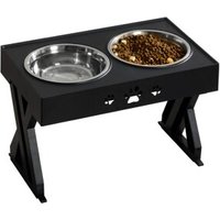 Petsation Hundenapf Erhöht, Futternapf Hund mit Halterung schwarz Petsation Hundenapf Erhöht, Futternapf Hund mit Halterung schwarz von Petsation