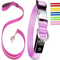 Petsation Leuchthalsband + Leine pink L Petsation Leuchthalsband + Leine pink L von Petsation