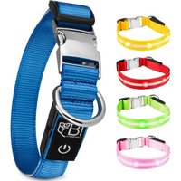 Petsation Leuchthalsband Hundehalsband blau L von Petsation