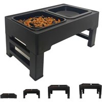 Petsation erhöhter Hundenapf Anti Schling Spritzschutz schwarz Petsation erhöhter Hundenapf Anti Schling Spritzschutz schwarz von Petsation