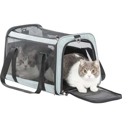 Petsfit Most Airline Approved Cat Carrier Dog Carriers,Large Capacity Lightweight Washable Soft-Sided Pet Travel Carrier for other Small Animal with 5-Sided Breathable Mesh von Petsfit