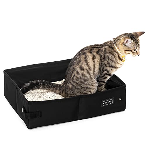 Petsfit Reise Katzenklo,faltbare Katzentoilette portable Cat Litter Box for Travel tragbare Reisetoilette Katze,leichte und einfache Reinigung,40 cm x 30 cm x 12 cm Petsfit Reise Katzenklo,faltbare Katzentoilette portable Cat Litter Box for Travel tragbare Reisetoilette Katze,leichte und einfache Reinigung,40 cm x 30 cm x 12 cm von Petsfit
