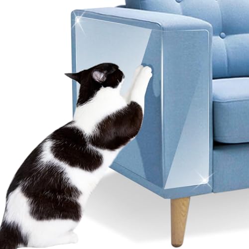 Petslucent Katzen Anti Kratz Tape - 24 Stück Kratzschutz Sofa Katze, Kratzschutz Trainingsklebeband, Möbelschutz Oberflächenschutz Möbel Couch Sofa Schutz - Sofaschutz Kratzfolie für Katze von Petslucent