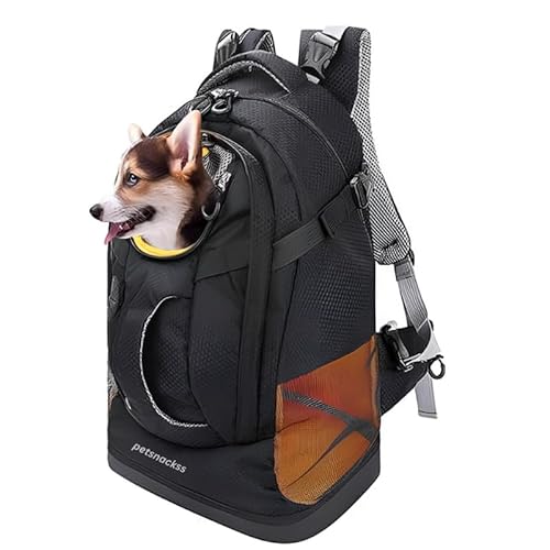 Petsnackss Hunderucksack EasyGo - Bis 11 Kg | Haustier Tragetasche für 2-11kg Hunde und Katzen weich, faltbar | Zum Wandern, Nahverkehr & Co | Transport-Rucksack Wasserdicht Petsnackss Hunderucksack EasyGo - Bis 11 Kg | Haustier Tragetasche für 2-11kg Hunde und Katzen weich, faltbar | Zum Wandern, Nahverkehr & Co | Transport-Rucksack Wasserdicht von Petsnackss