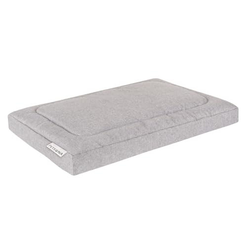 Petsona Hundebett Hundekissen rutschfeste Unterseite Waschbarer Bezug, Grau,L Petsona Hundebett Hundekissen rutschfeste Unterseite Waschbarer Bezug, Grau,L von Petsona