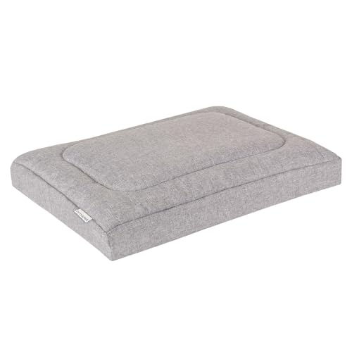 Petsona Hundebett Hundekissen rutschfeste Unterseite Waschbarer Bezug, Grau,M Petsona Hundebett Hundekissen rutschfeste Unterseite Waschbarer Bezug, Grau,M von Petsona