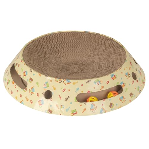 Petsona Kratzbrett Für Katzen Natürlicher Katzenkratzer Spielplatz Kratzpappe & Kratzteppich Für Katze Katzenspielzeug Selbstbeschäftigung, Natürlich Petsona Kratzbrett Für Katzen Natürlicher Katzenkratzer Spielplatz Kratzpappe & Kratzteppich Für Katze Katzenspielzeug Selbstbeschäftigung, Natürlich von Petsona