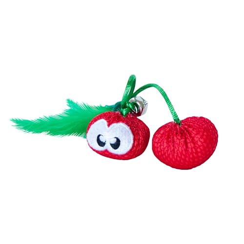 Catstages Dental Cherries - Katzenspielzeug mit Katzenminze - zum Kauen & für die Zahnpflege - Kirschen Catstages Dental Cherries - Katzenspielzeug mit Katzenminze - zum Kauen & für die Zahnpflege - Kirschen von Petstages