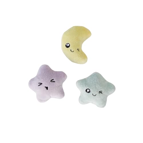 Catstages Toss 'N Twinkle - Katzenspielzeug mit Katzenminze - 3er-Pack von Catstages