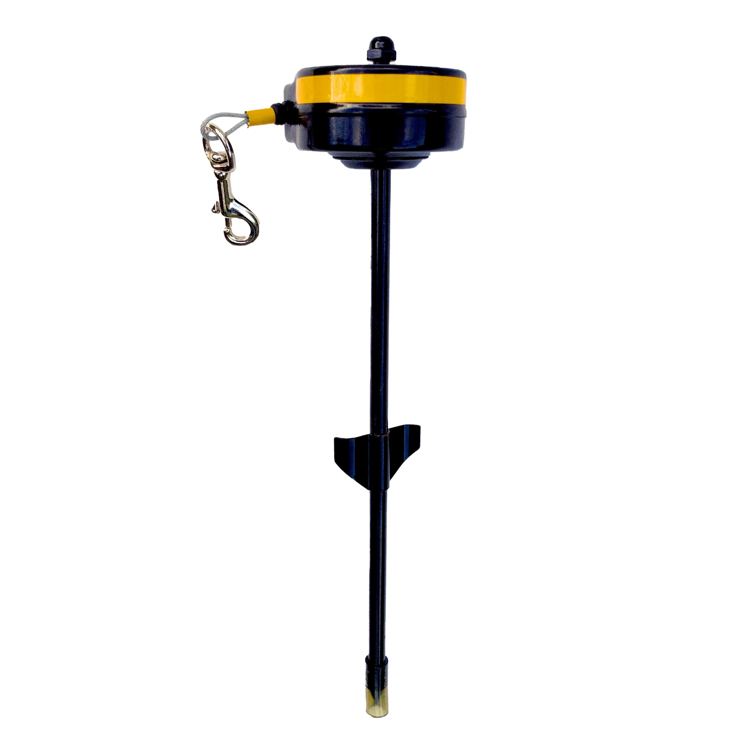Petstages Einziehbare Rollenleine mit unterem Stift - Gelb/Schwarz - Mittel Petstages Einziehbare Rollenleine mit unterem Stift - Gelb/Schwarz - Mittel von Petstages
