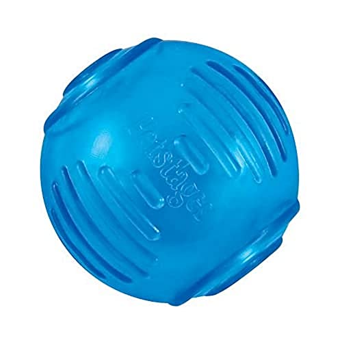 Petstages Orka Tennis Ball - Kauspielzeug für Hunde - Snackball - Royalblau von Petstages