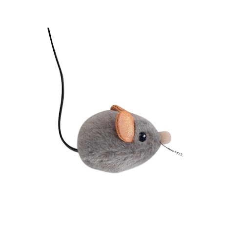 Petstages Squeak Squeak Mouse - Plüschspielzeug für Katzen - mit Katzenminze - Maus von Petstages