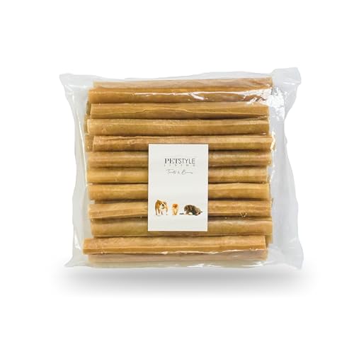 Petstyle Living Kaustaben Rinderhaut 20cm - Hundesnack - 20 Stück von Petstyle Living