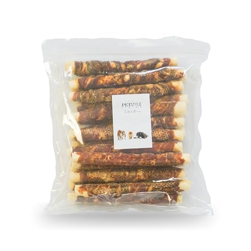 Petstyle Living Kaustaben mit Ente 20cm - Hundesnack - 20 Stück von Petstyle Living